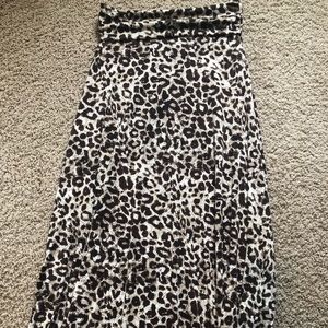 LuLaRoe Maxi Skirt - S, Animal Print! EUC